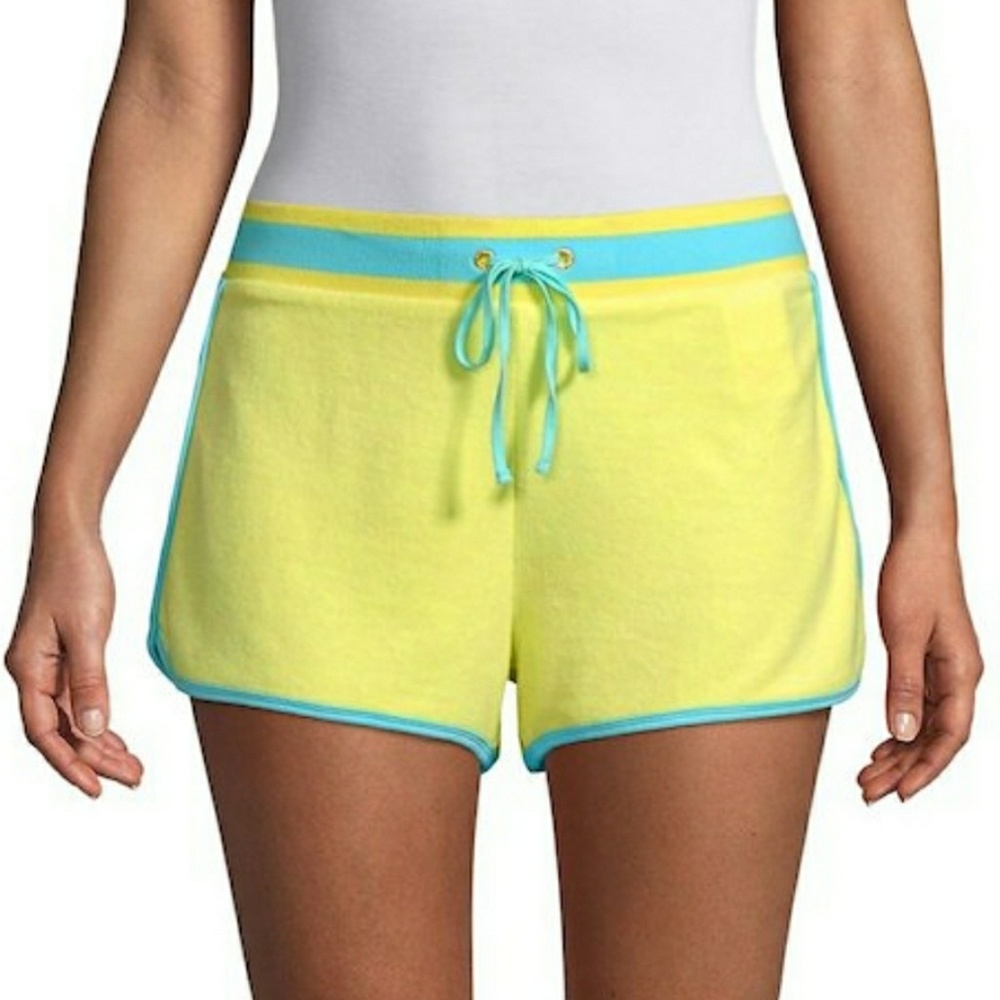 Juicy Couture Two-Tone Drawstring Sunny Lime Short